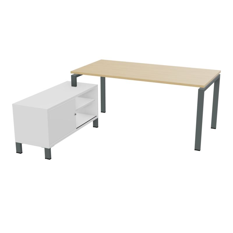 RIO BUREAU RECT. 178X168 PL 160X80 OBT + RET PORT A GAUCHE SIMPLE ACCES  R1 SU MG