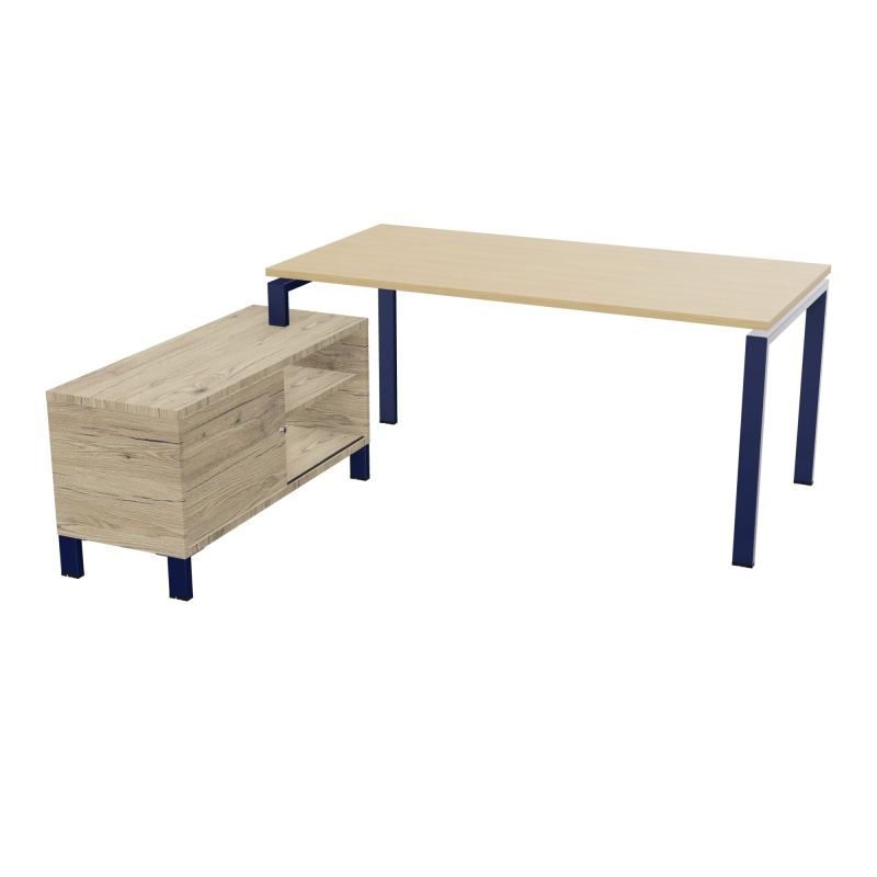 RIO BUREAU RECT. 178X168 PL 160X80 OBT + RET PORT A GAUCHE SIMPLE ACCES  R1 X4 R3