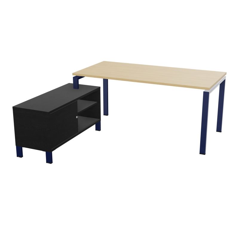 RIO BUREAU RECT. 178X168 PL 160X80 OBT + RET PORT A GAUCHE SIMPLE ACCES  R1 X4 RK