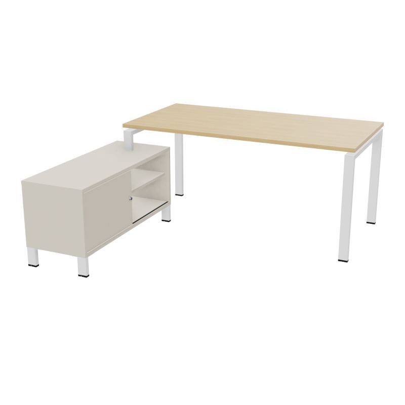 RIO BUREAU RECT. 178X168 PL 160X80 OBT + RET PORT A GAUCHE SIMPLE ACCES  R1 ZO N5