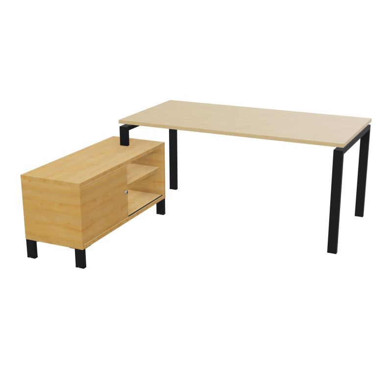 RIO BUREAU RECT. 178X168 PL 160X80 OBT + RET PORT A GAUCHE SIMPLE ACCES  R1 ZP R5