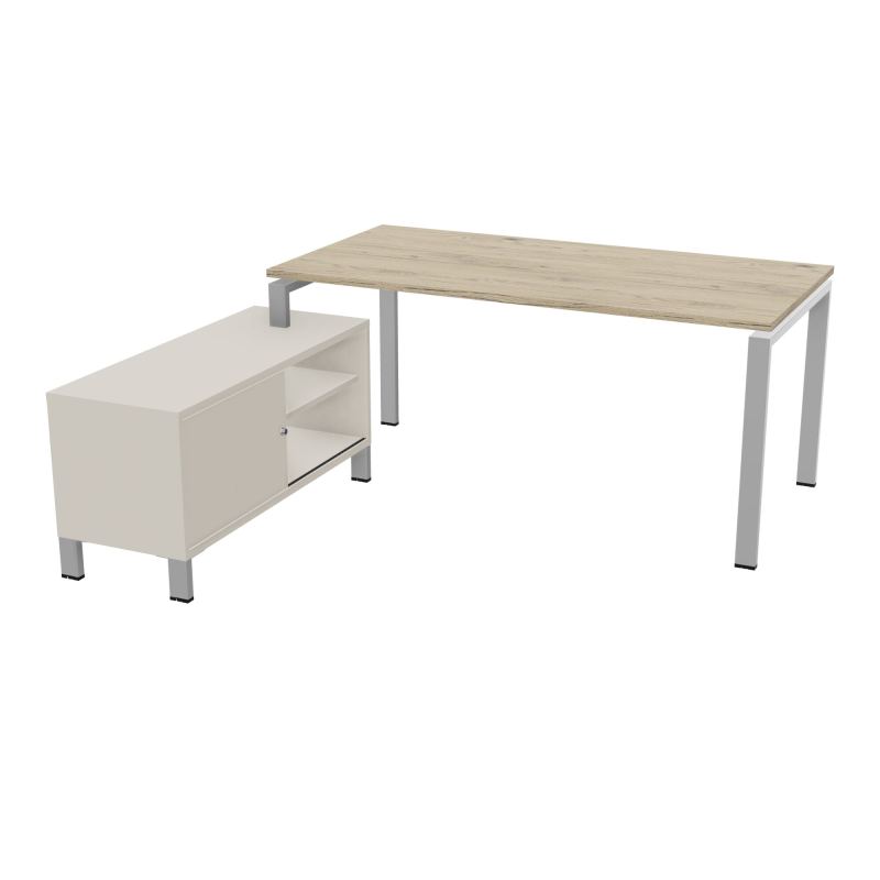 RIO BUREAU RECT. 178X168 PL 160X80 OBT + RET PORT A GAUCHE SIMPLE ACCES  R3 SA N5