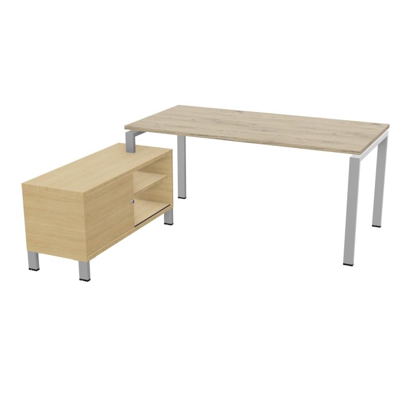 RIO BUREAU RECT. 178X168 PL 160X80 OBT + RET PORT A GAUCHE SIMPLE ACCES  R3 SA R1
