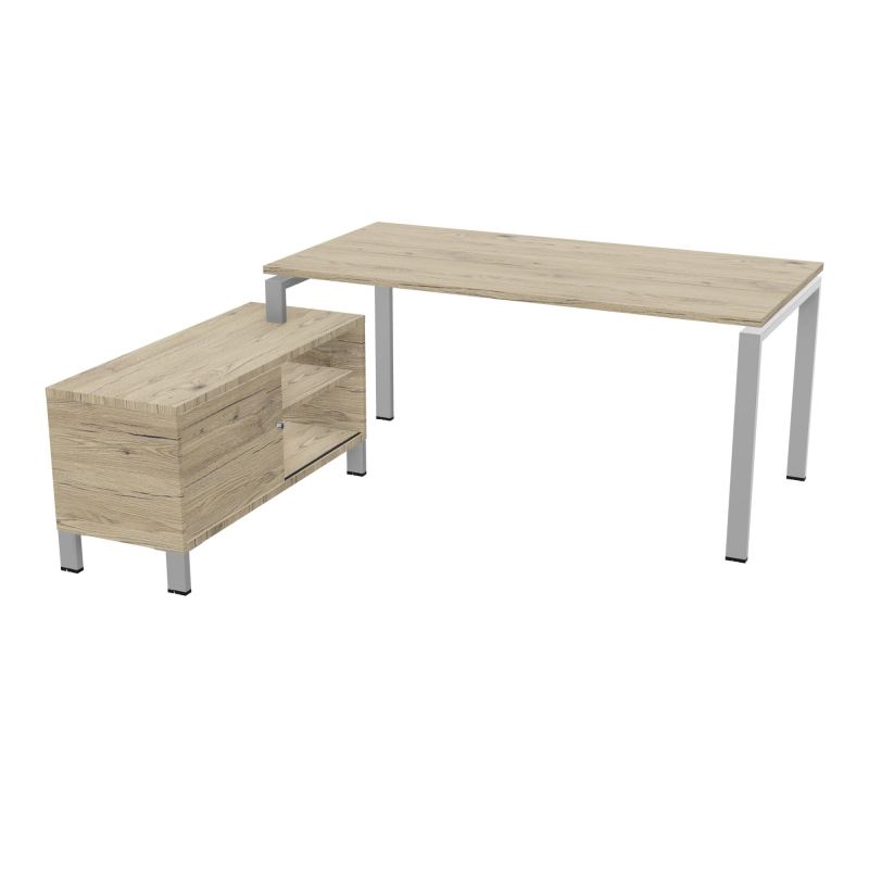 RIO BUREAU RECT. 178X168 PL 160X80 OBT + RET PORT A GAUCHE SIMPLE ACCES  R3 SA R3