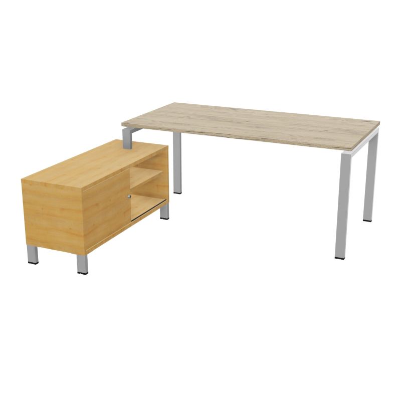 RIO BUREAU RECT. 178X168 PL 160X80 OBT + RET PORT A GAUCHE SIMPLE ACCES  R3 SA R5