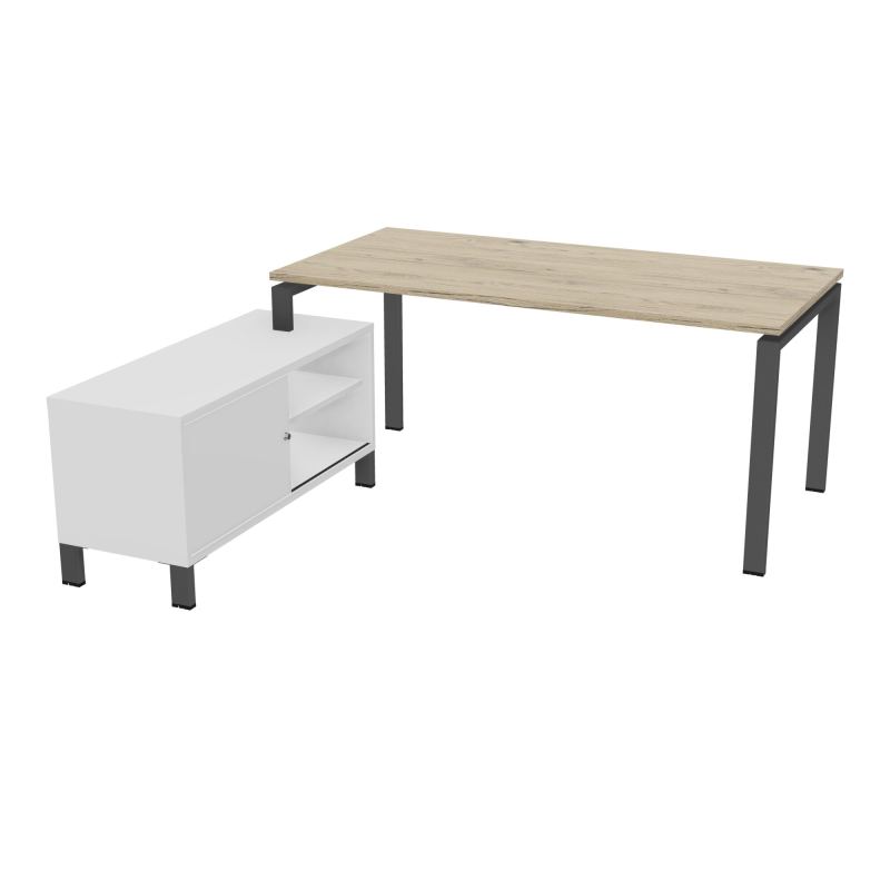 RIO BUREAU RECT. 178X168 PL 160X80 OBT + RET PORT A GAUCHE SIMPLE ACCES  R3 SC MG