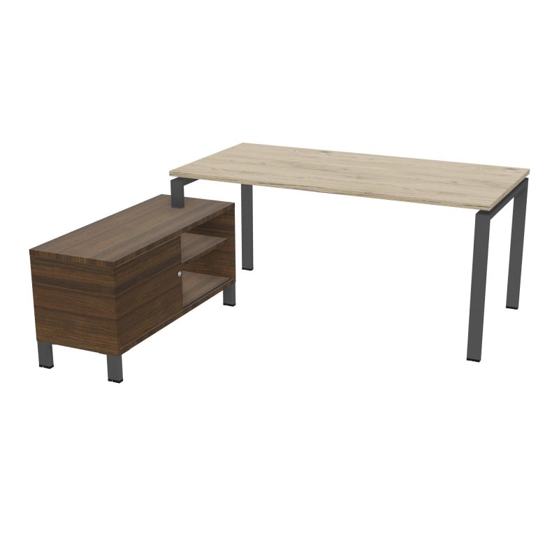 RIO BUREAU RECT. 178X168 PL 160X80 OBT + RET PORT A GAUCHE SIMPLE ACCES  R3 SC N6