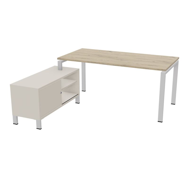 RIO BUREAU RECT. 178X168 PL 160X80 OBT + RET PORT A GAUCHE SIMPLE ACCES  R3 SD N5