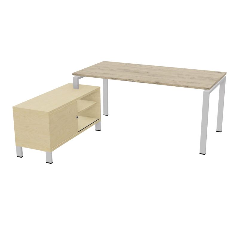 RIO BUREAU RECT. 178X168 PL 160X80 OBT + RET PORT A GAUCHE SIMPLE ACCES  R3 SD N8