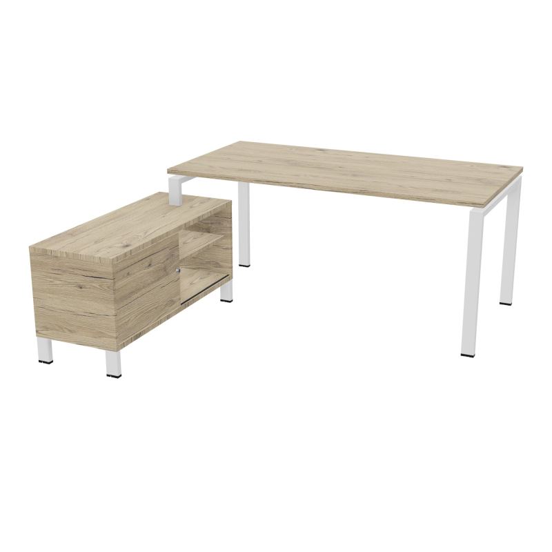 RIO BUREAU RECT. 178X168 PL 160X80 OBT + RET PORT A GAUCHE SIMPLE ACCES  R3 SO R3