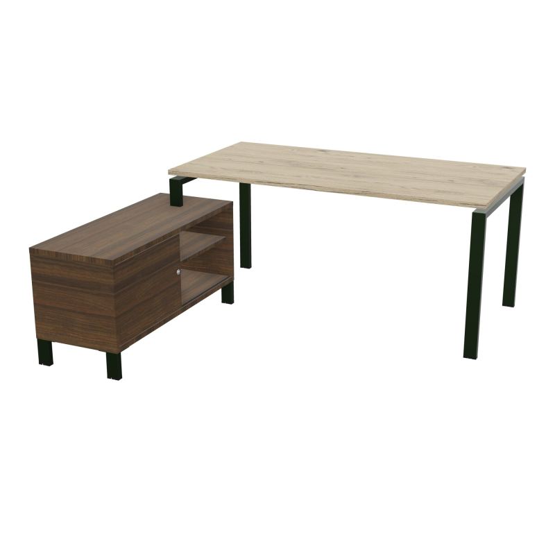 RIO BUREAU RECT. 178X168 PL 160X80 OBT + RET PORT A GAUCHE SIMPLE ACCES  R3 ST N6