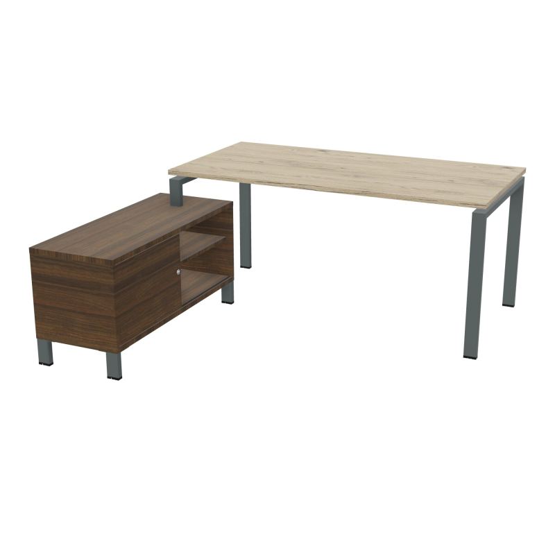 RIO BUREAU RECT. 178X168 PL 160X80 OBT + RET PORT A GAUCHE SIMPLE ACCES  R3 SU N6