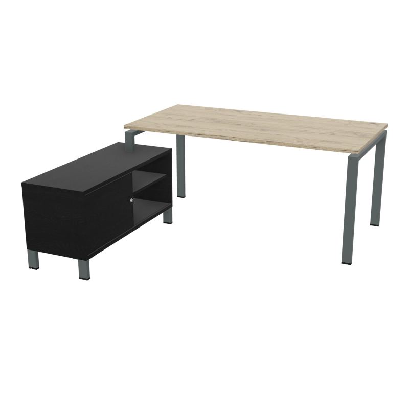 RIO BUREAU RECT. 178X168 PL 160X80 OBT + RET PORT A GAUCHE SIMPLE ACCES  R3 SU RK