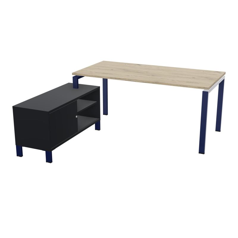 RIO BUREAU RECT. 178X168 PL 160X80 OBT + RET PORT A GAUCHE SIMPLE ACCES  R3 X4 R9