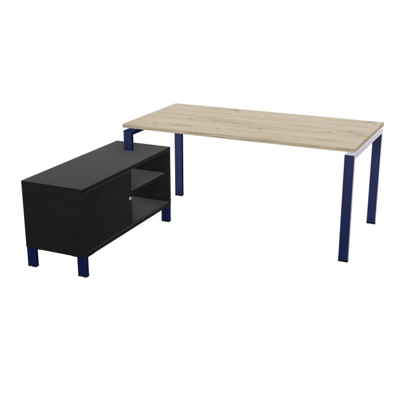 RIO BUREAU RECT. 178X168 PL 160X80 OBT + RET PORT A GAUCHE SIMPLE ACCES  R3 X4 RK