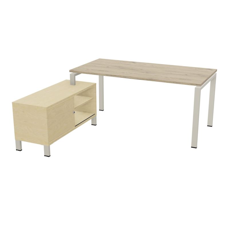 RIO BUREAU RECT. 178X168 PL 160X80 OBT + RET PORT A GAUCHE SIMPLE ACCES  R3 ZC N8