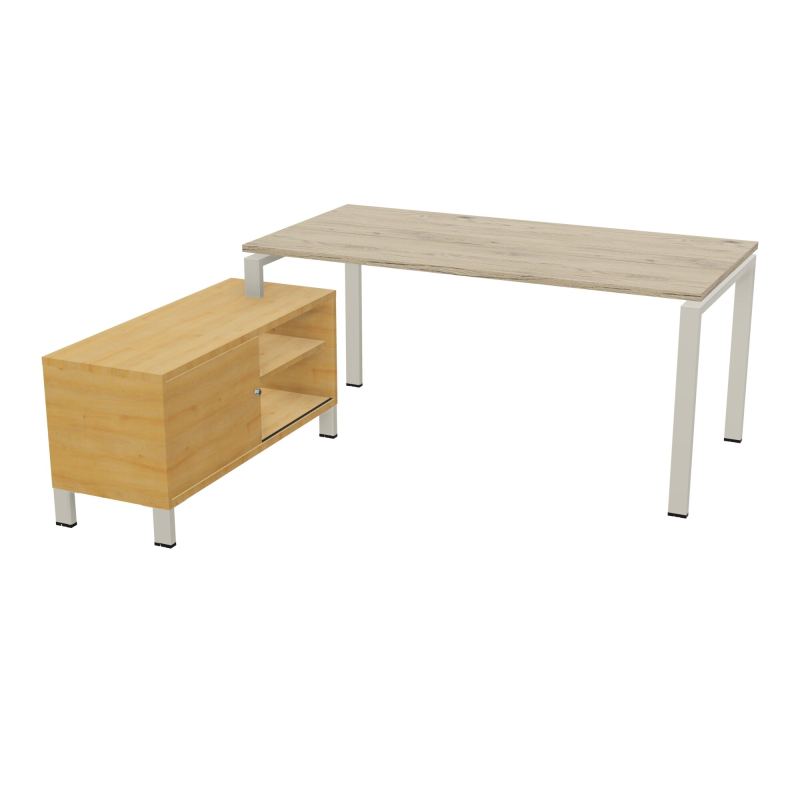 RIO BUREAU RECT. 178X168 PL 160X80 OBT + RET PORT A GAUCHE SIMPLE ACCES  R3 ZC R5