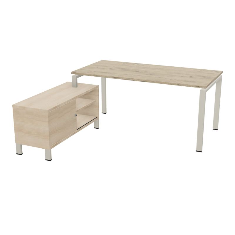 RIO BUREAU RECT. 178X168 PL 160X80 OBT + RET PORT A GAUCHE SIMPLE ACCES  R3 ZC RZ