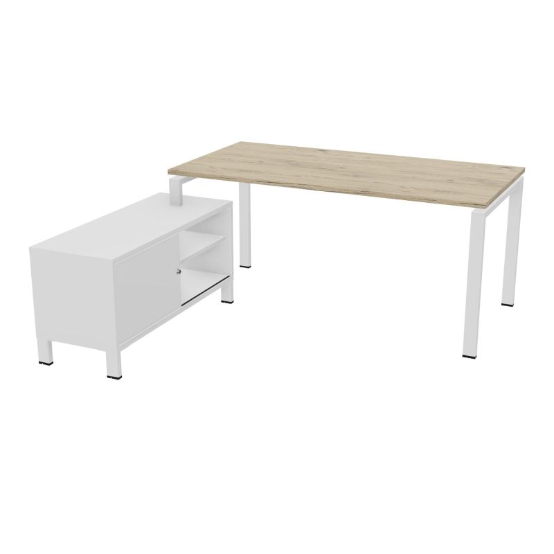 RIO BUREAU RECT. 178X168 PL 160X80 OBT + RET PORT A GAUCHE SIMPLE ACCES  R3 ZO MG