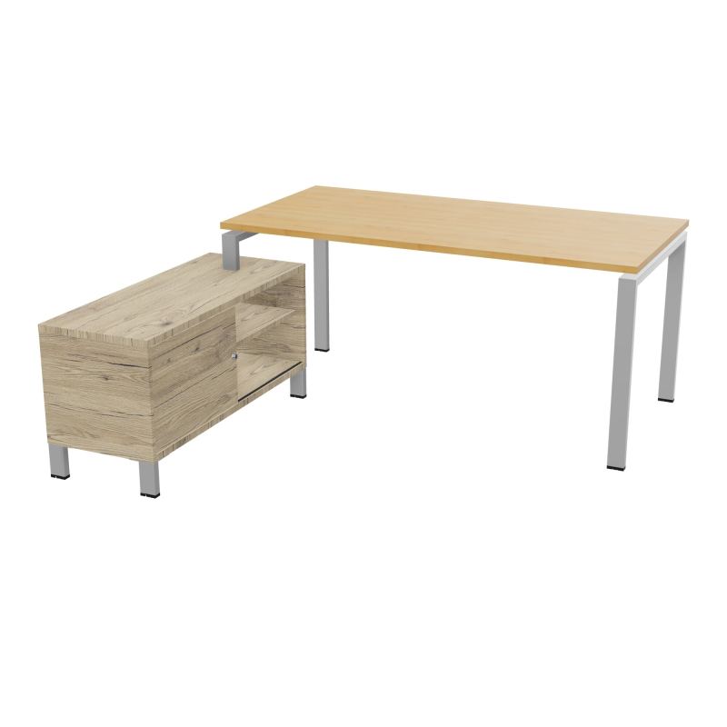 RIO BUREAU RECT. 178X168 PL 160X80 OBT + RET PORT A GAUCHE SIMPLE ACCES  R5 SA R3