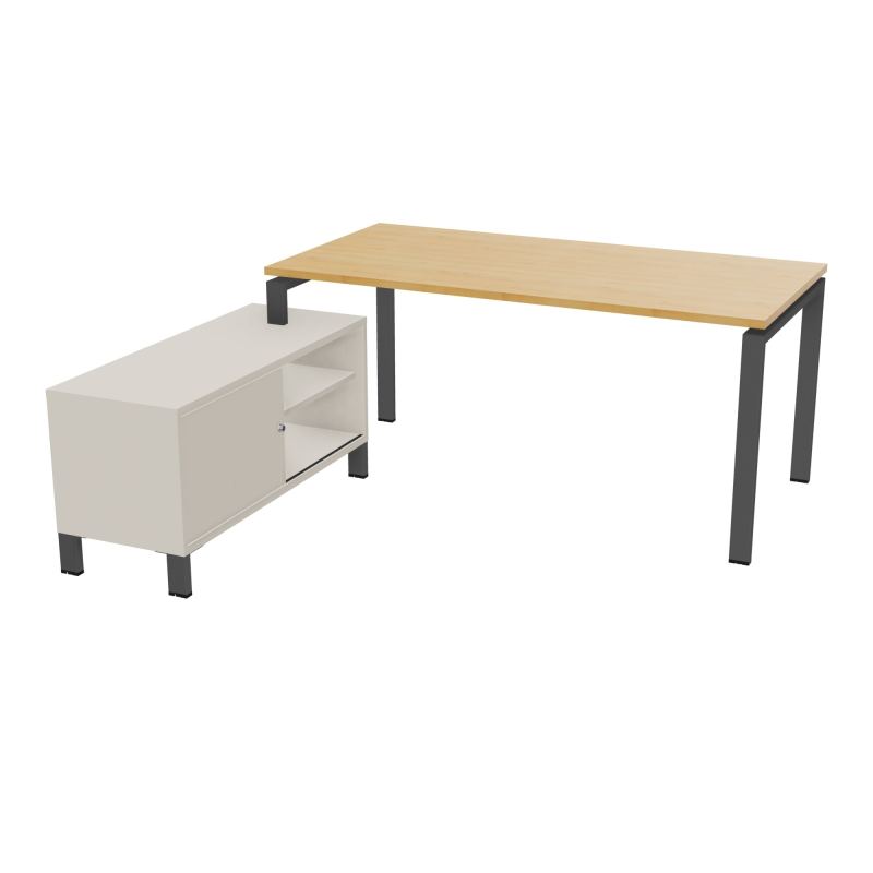 RIO BUREAU RECT. 178X168 PL 160X80 OBT + RET PORT A GAUCHE SIMPLE ACCES  R5 SC N5
