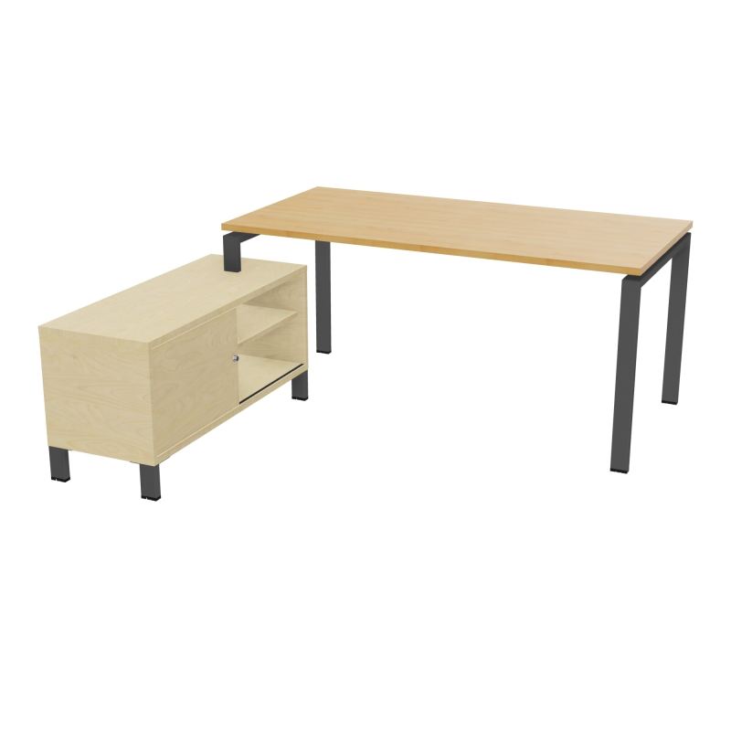 RIO BUREAU RECT. 178X168 PL 160X80 OBT + RET PORT A GAUCHE SIMPLE ACCES  R5 SC N8