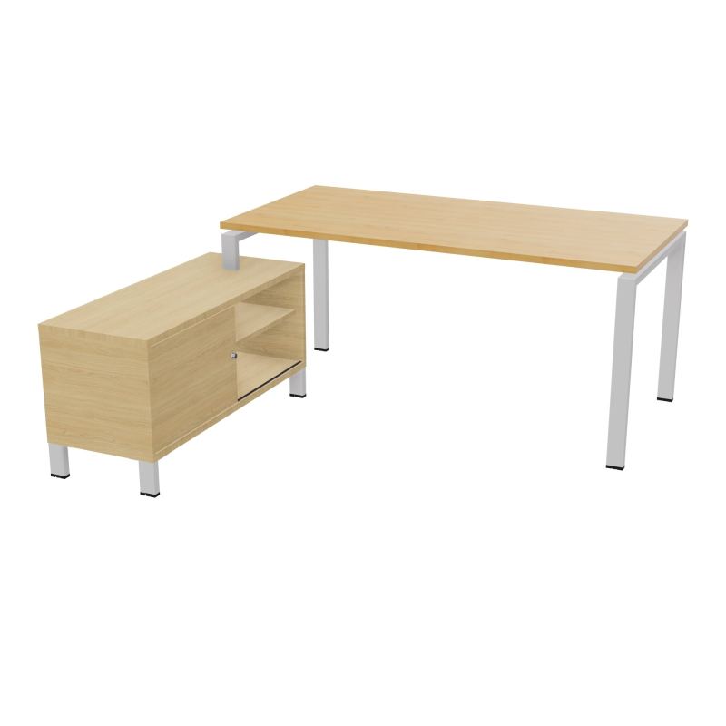 RIO BUREAU RECT. 178X168 PL 160X80 OBT + RET PORT A GAUCHE SIMPLE ACCES  R5 SD R1