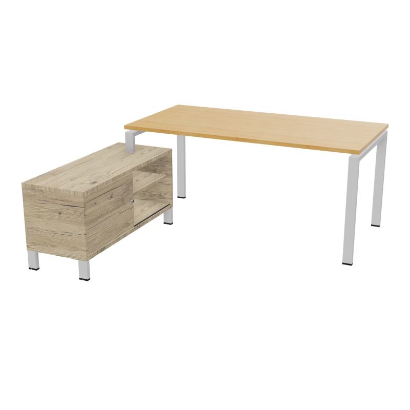 RIO BUREAU RECT. 178X168 PL 160X80 OBT + RET PORT A GAUCHE SIMPLE ACCES  R5 SD R3