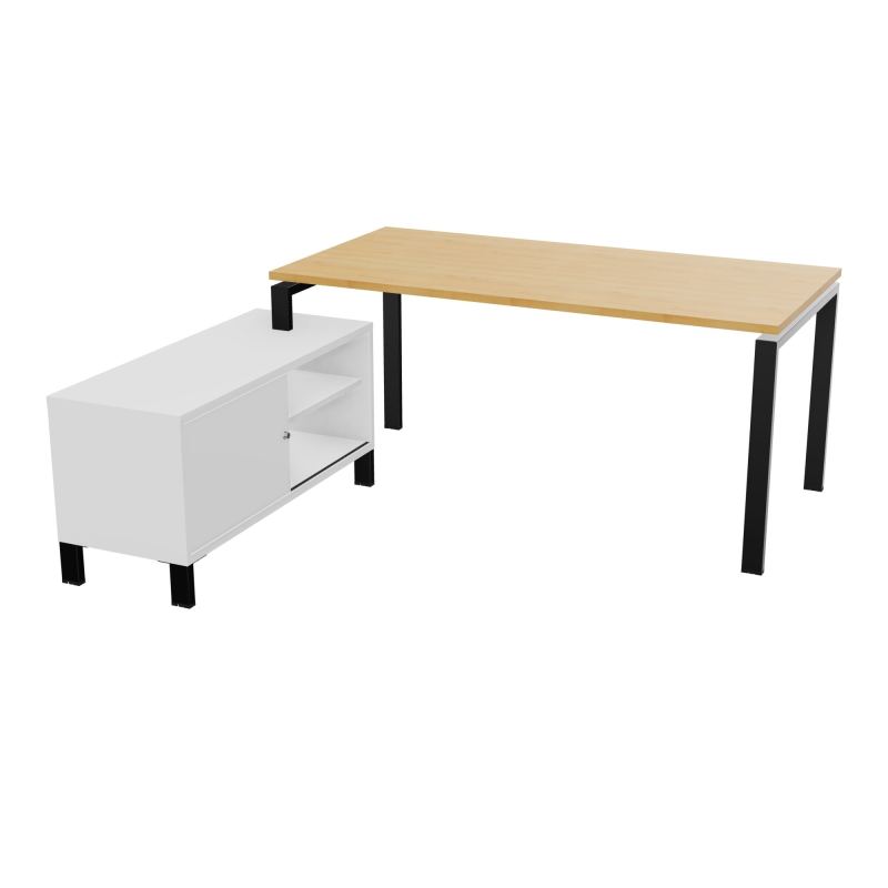 RIO BUREAU RECT. 178X168 PL 160X80 OBT + RET PORT A GAUCHE SIMPLE ACCES  R5 SG MG