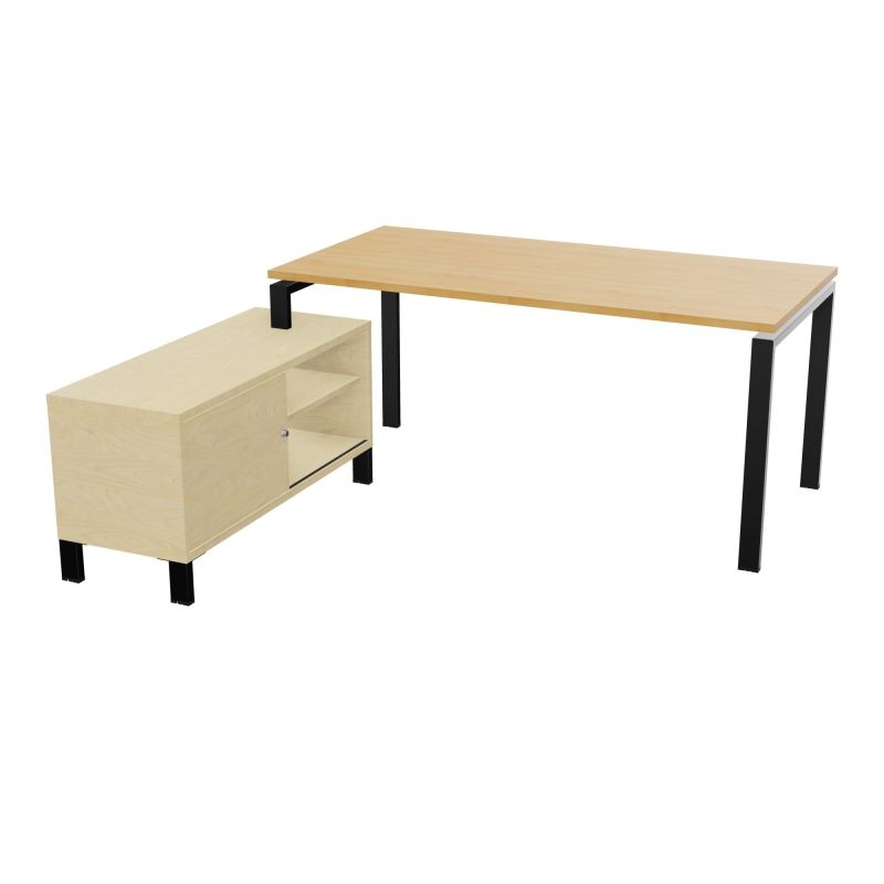 RIO BUREAU RECT. 178X168 PL 160X80 OBT + RET PORT A GAUCHE SIMPLE ACCES  R5 SG N8