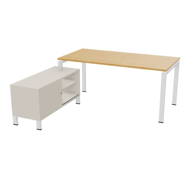 RIO BUREAU RECT. 178X168 PL 160X80 OBT + RET PORT A GAUCHE SIMPLE ACCES  R5 SO N5