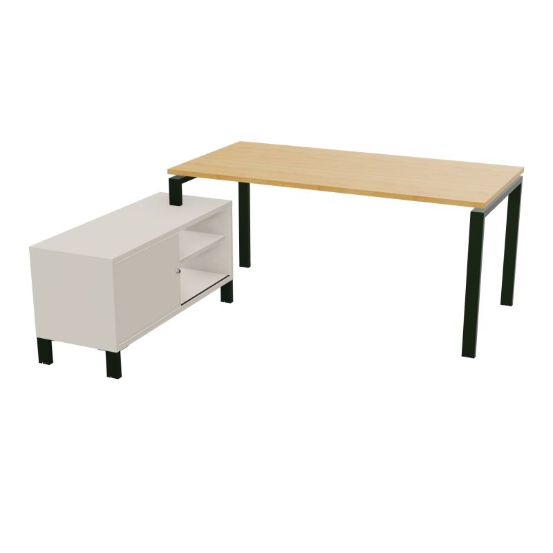 RIO BUREAU RECT. 178X168 PL 160X80 OBT + RET PORT A GAUCHE SIMPLE ACCES  R5 ST N5