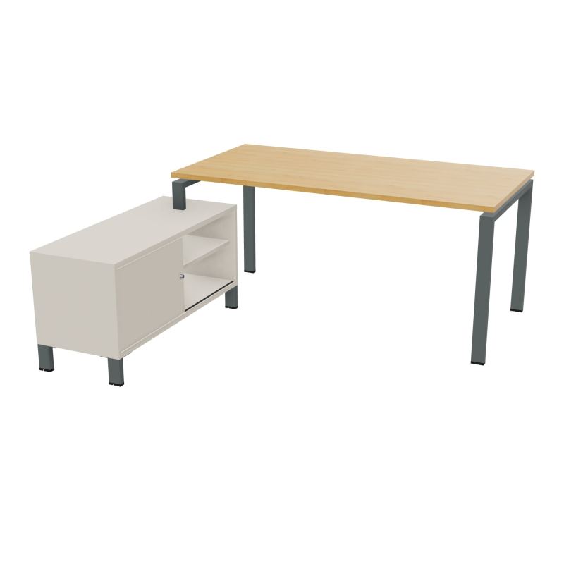 RIO BUREAU RECT. 178X168 PL 160X80 OBT + RET PORT A GAUCHE SIMPLE ACCES  R5 SU N5