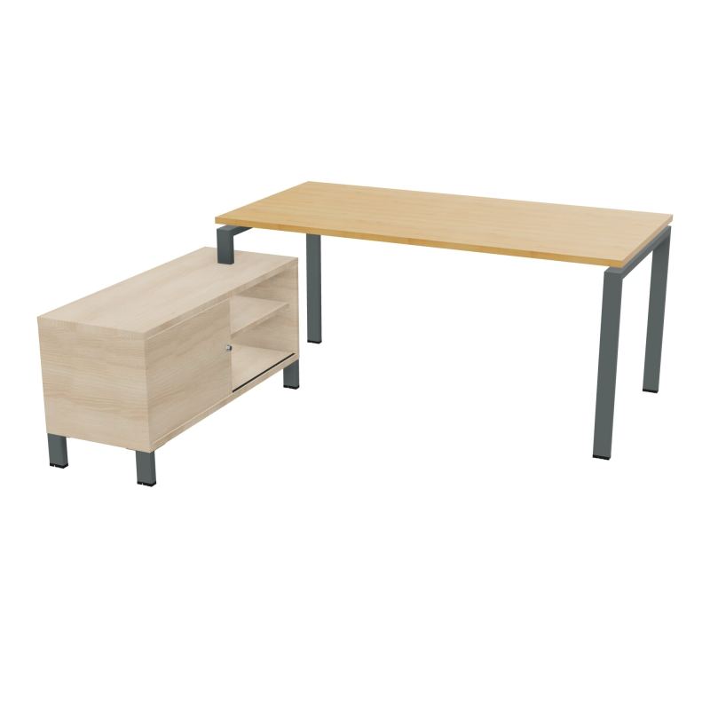 RIO BUREAU RECT. 178X168 PL 160X80 OBT + RET PORT A GAUCHE SIMPLE ACCES  R5 SU RZ