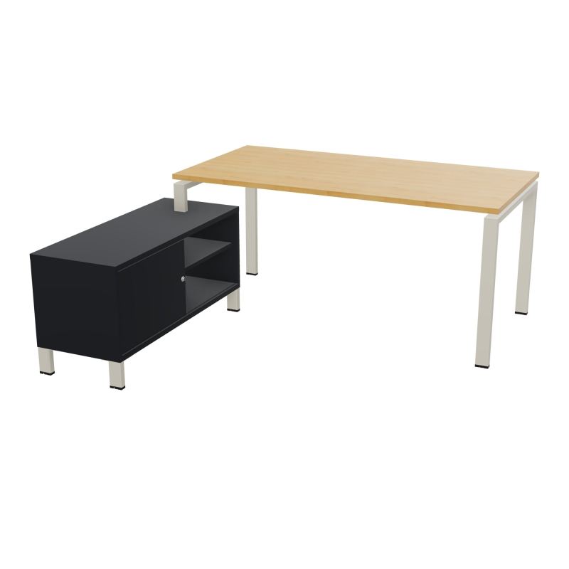 RIO BUREAU RECT. 178X168 PL 160X80 OBT + RET PORT A GAUCHE SIMPLE ACCES  R5 ZC R9