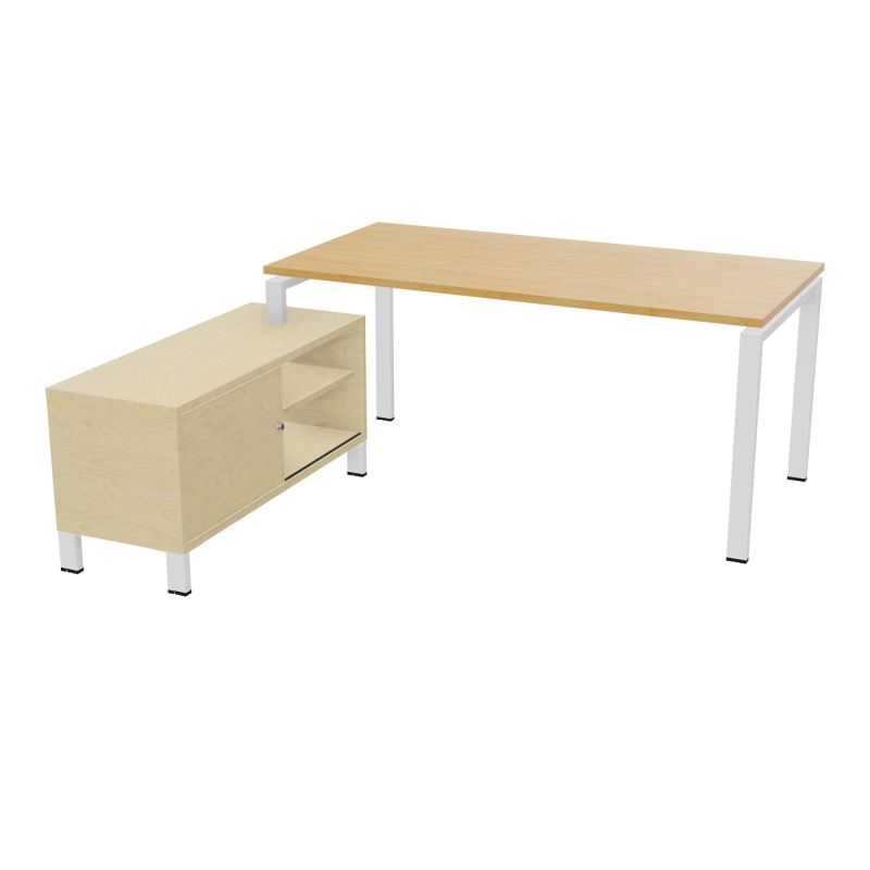 RIO BUREAU RECT. 178X168 PL 160X80 OBT + RET PORT A GAUCHE SIMPLE ACCES  R5 ZO N8