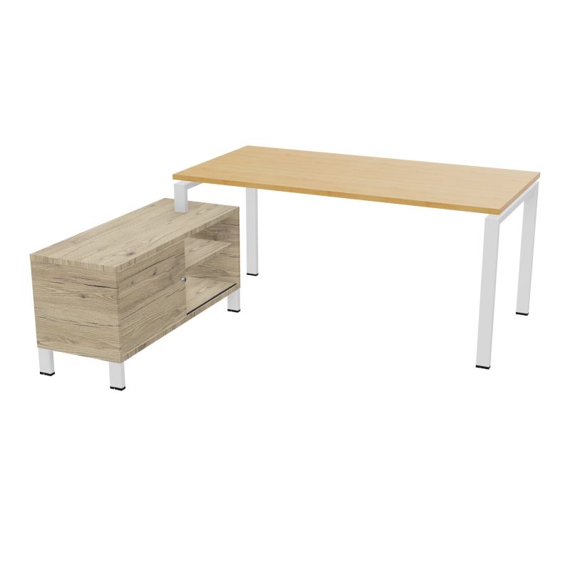 RIO BUREAU RECT. 178X168 PL 160X80 OBT + RET PORT A GAUCHE SIMPLE ACCES  R5 ZO R3