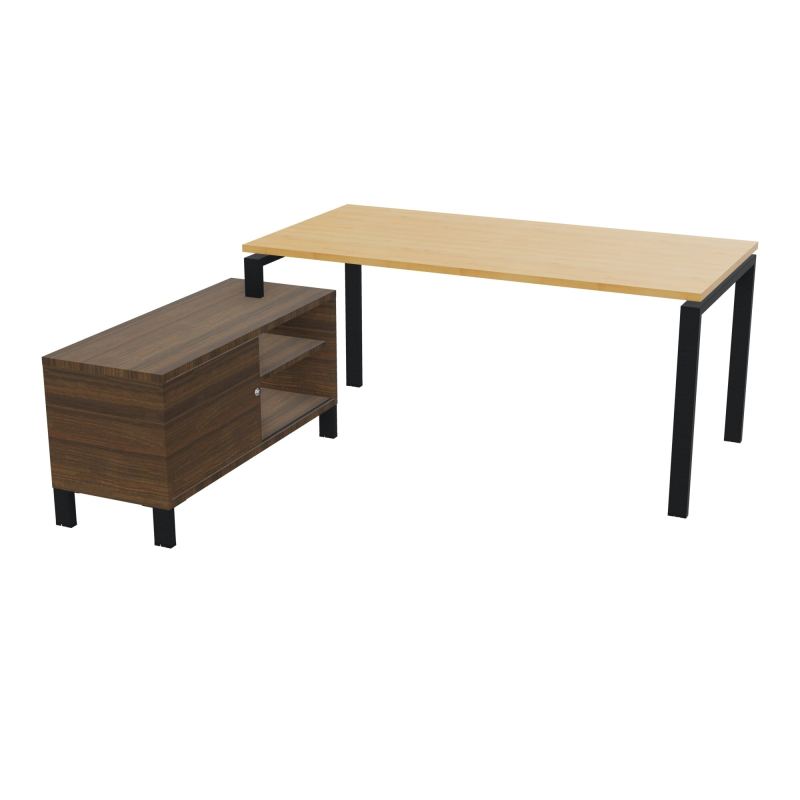 RIO BUREAU RECT. 178X168 PL 160X80 OBT + RET PORT A GAUCHE SIMPLE ACCES  R5 ZP N6