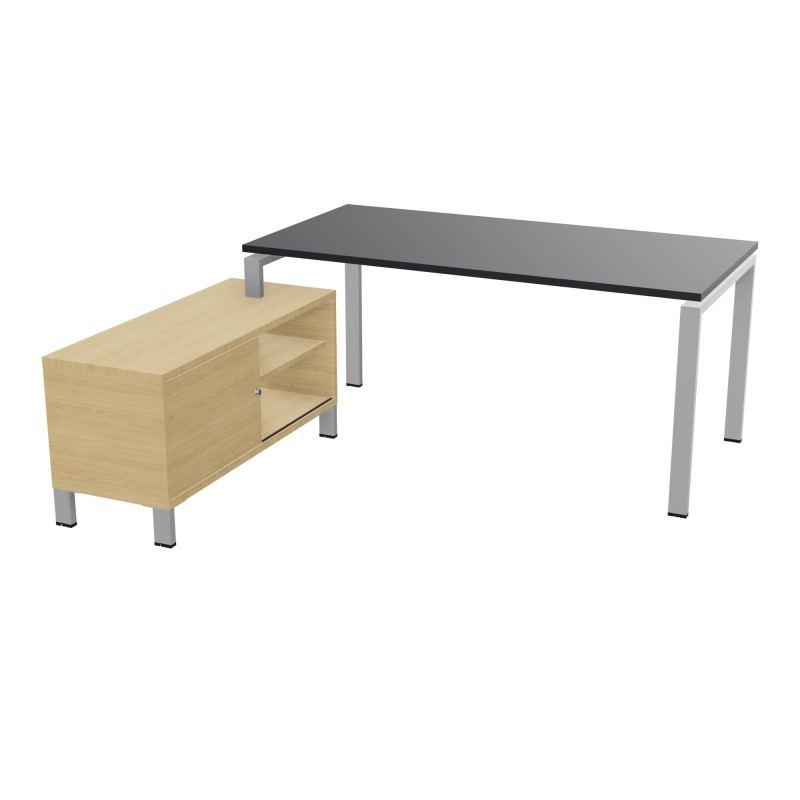 RIO BUREAU RECT. 178X168 PL 160X80 OBT + RET PORT A GAUCHE SIMPLE ACCES  R9 SA R1