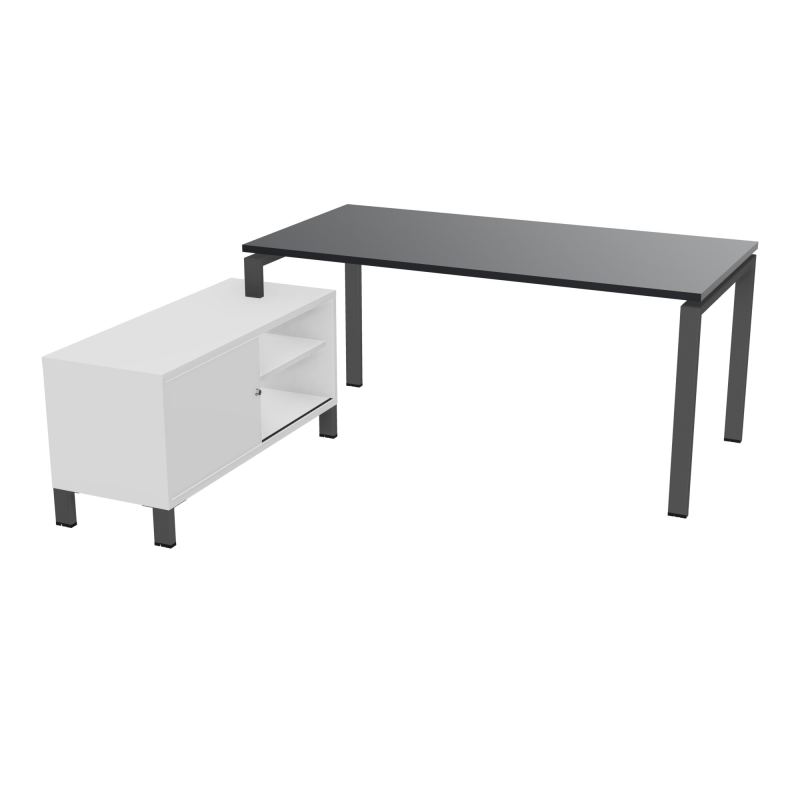 RIO BUREAU RECT. 178X168 PL 160X80 OBT + RET PORT A GAUCHE SIMPLE ACCES  R9 SC MG
