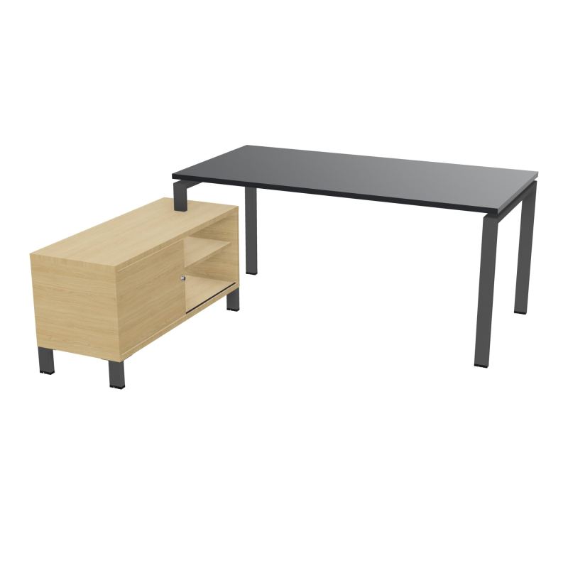 RIO BUREAU RECT. 178X168 PL 160X80 OBT + RET PORT A GAUCHE SIMPLE ACCES  R9 SC R1