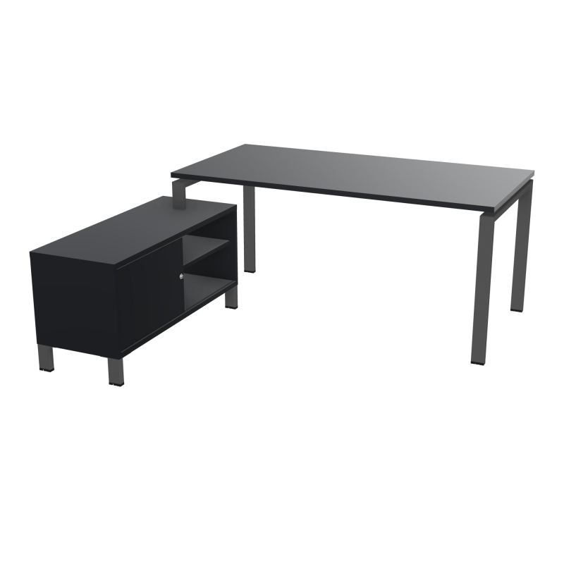 RIO BUREAU RECT. 178X168 PL 160X80 OBT + RET PORT A GAUCHE SIMPLE ACCES  R9 SC R9