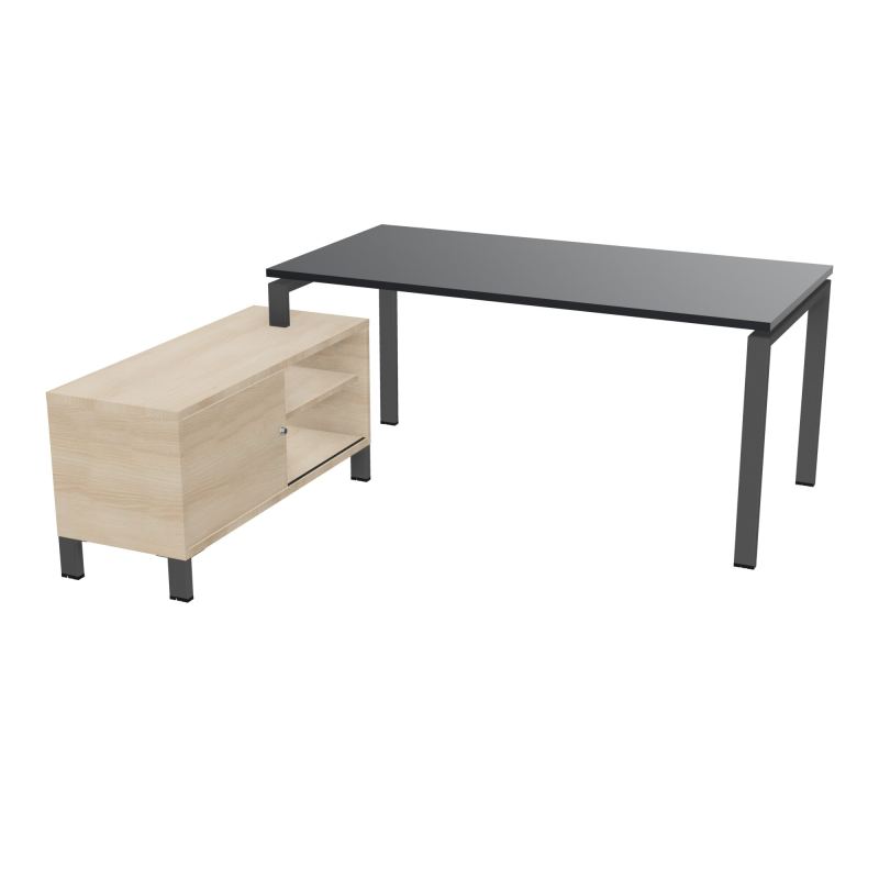 RIO BUREAU RECT. 178X168 PL 160X80 OBT + RET PORT A GAUCHE SIMPLE ACCES  R9 SC RZ