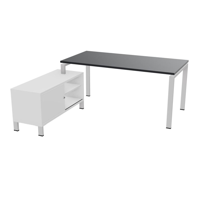 RIO BUREAU RECT. 178X168 PL 160X80 OBT + RET PORT A GAUCHE SIMPLE ACCES  R9 SD MG