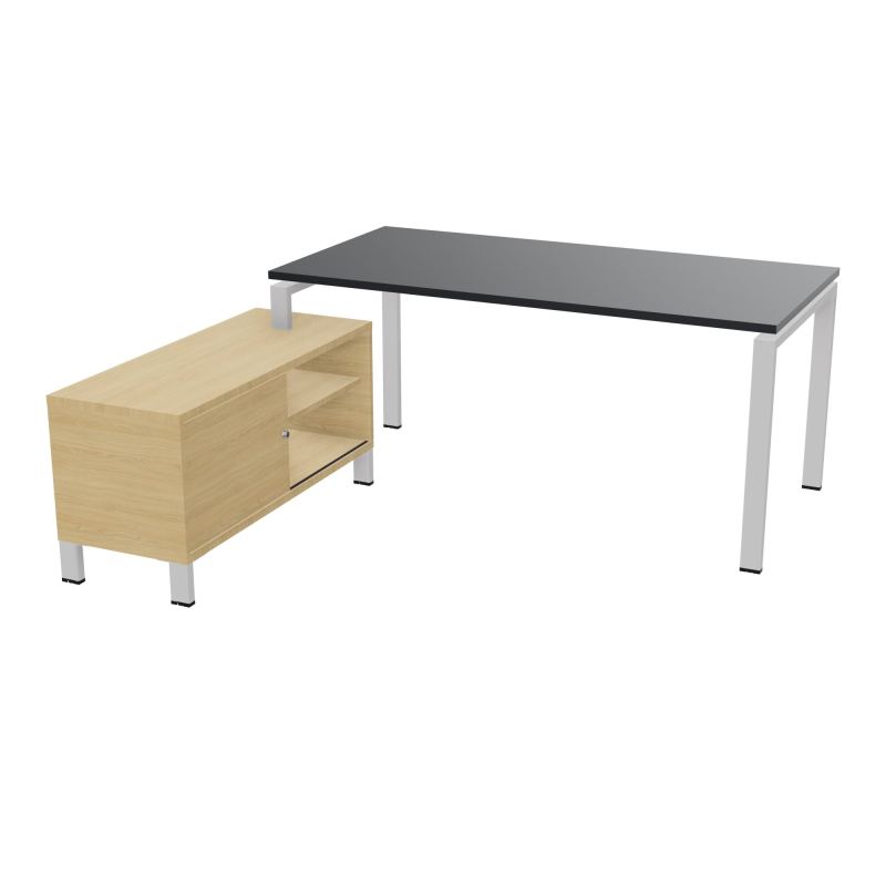 RIO BUREAU RECT. 178X168 PL 160X80 OBT + RET PORT A GAUCHE SIMPLE ACCES  R9 SD R1