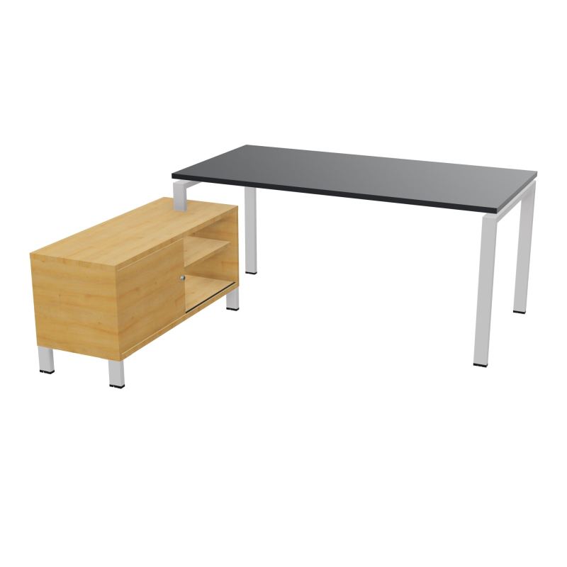 RIO BUREAU RECT. 178X168 PL 160X80 OBT + RET PORT A GAUCHE SIMPLE ACCES  R9 SD R5