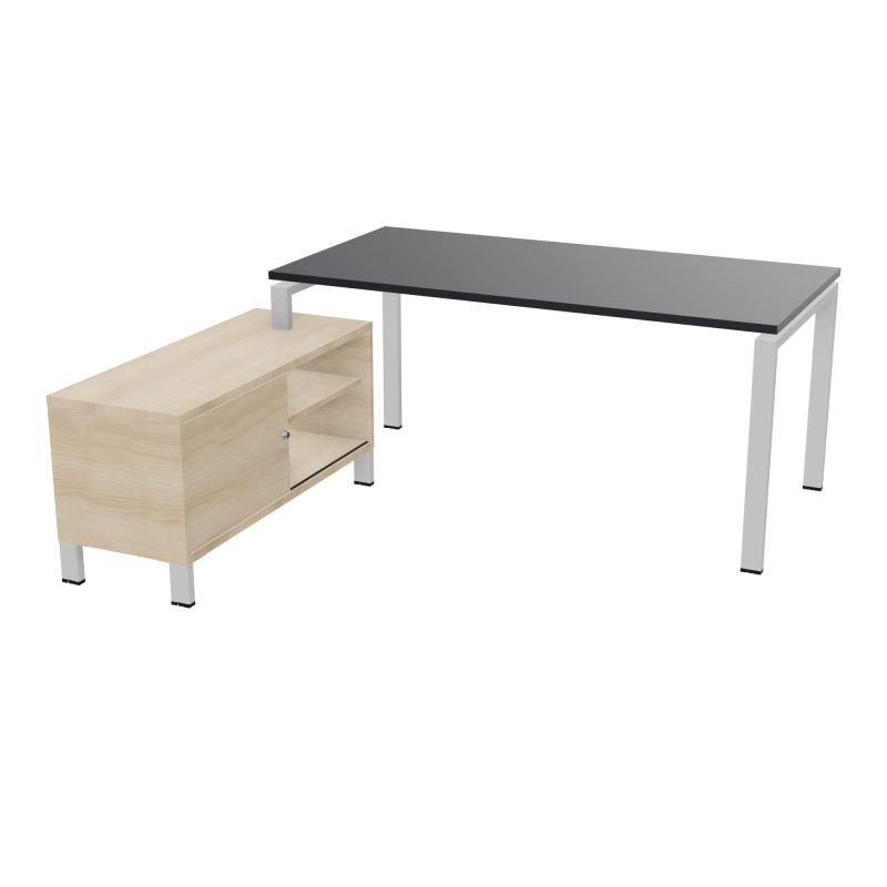 RIO BUREAU RECT. 178X168 PL 160X80 OBT + RET PORT A GAUCHE SIMPLE ACCES  R9 SD RZ