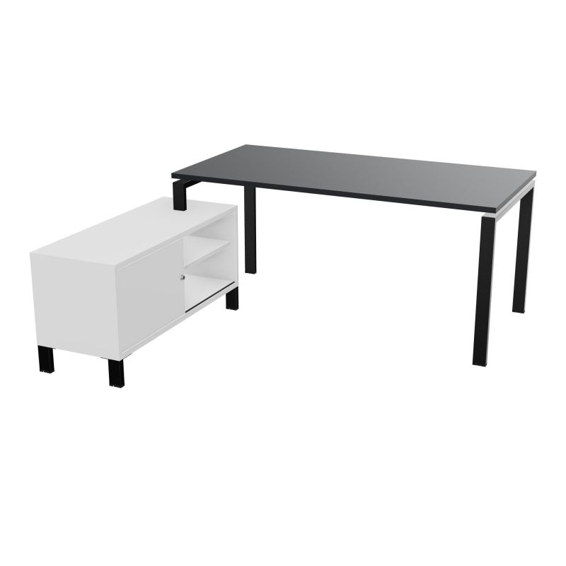 RIO BUREAU RECT. 178X168 PL 160X80 OBT + RET PORT A GAUCHE SIMPLE ACCES  R9 SG MG