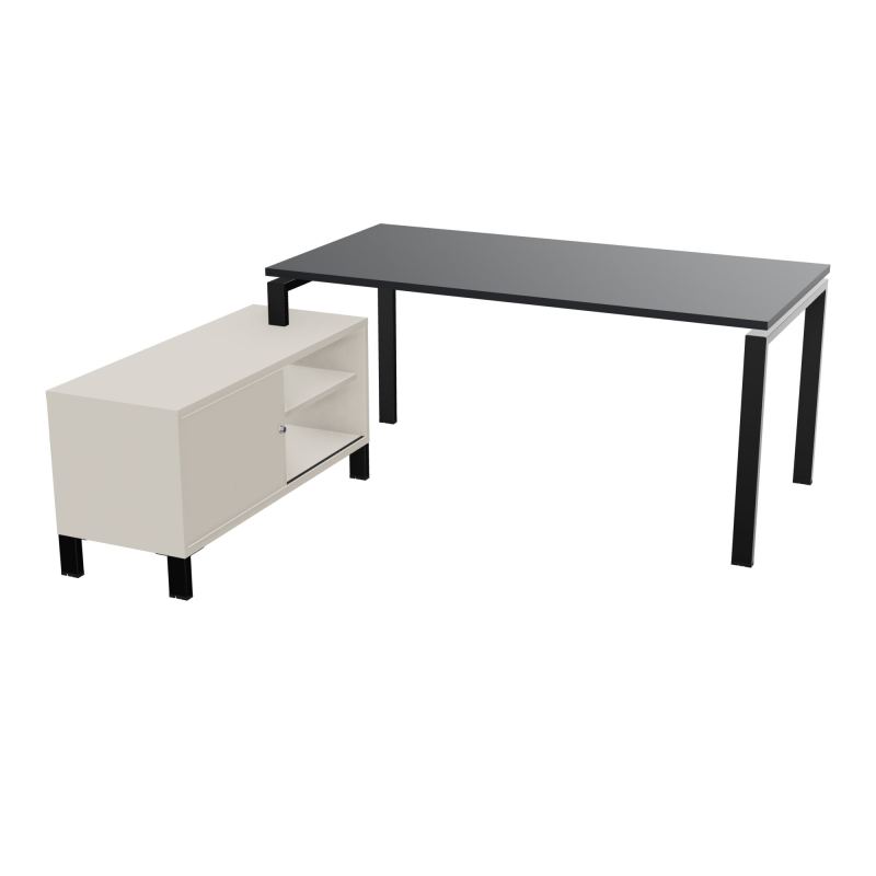 RIO BUREAU RECT. 178X168 PL 160X80 OBT + RET PORT A GAUCHE SIMPLE ACCES  R9 SG N5