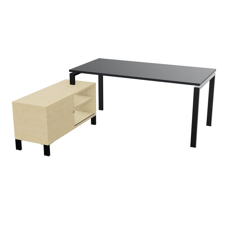 RIO BUREAU RECT. 178X168 PL 160X80 OBT + RET PORT A GAUCHE SIMPLE ACCES  R9 SG N8